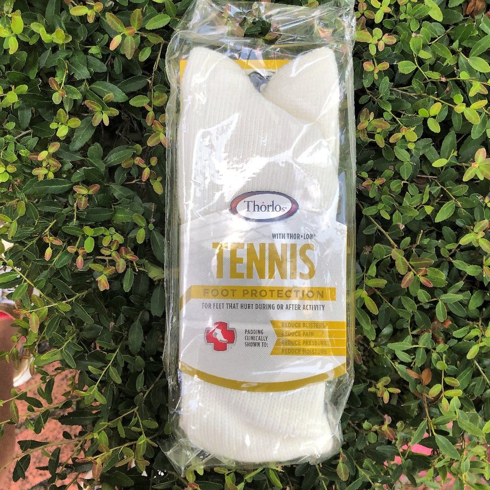 Thorlo Tennis Crew Socks Unisex Sz. Lrg  *NEW w/TAGS!*